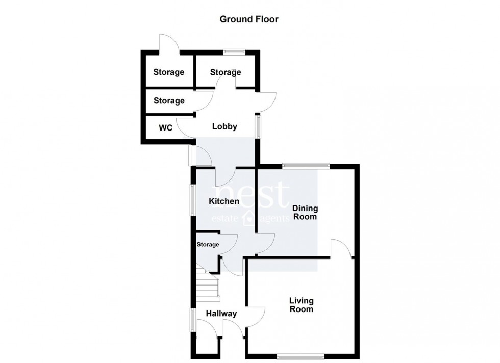 Floorplan for Orchard Road, Willoughby Waterleys, Leicester