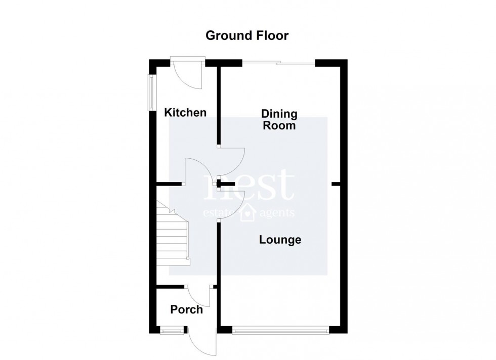 Floorplan for Tudor Drive, Cosby, Leicester