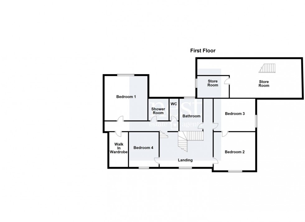 Floorplan for Markyate House, Narborough, Leicester