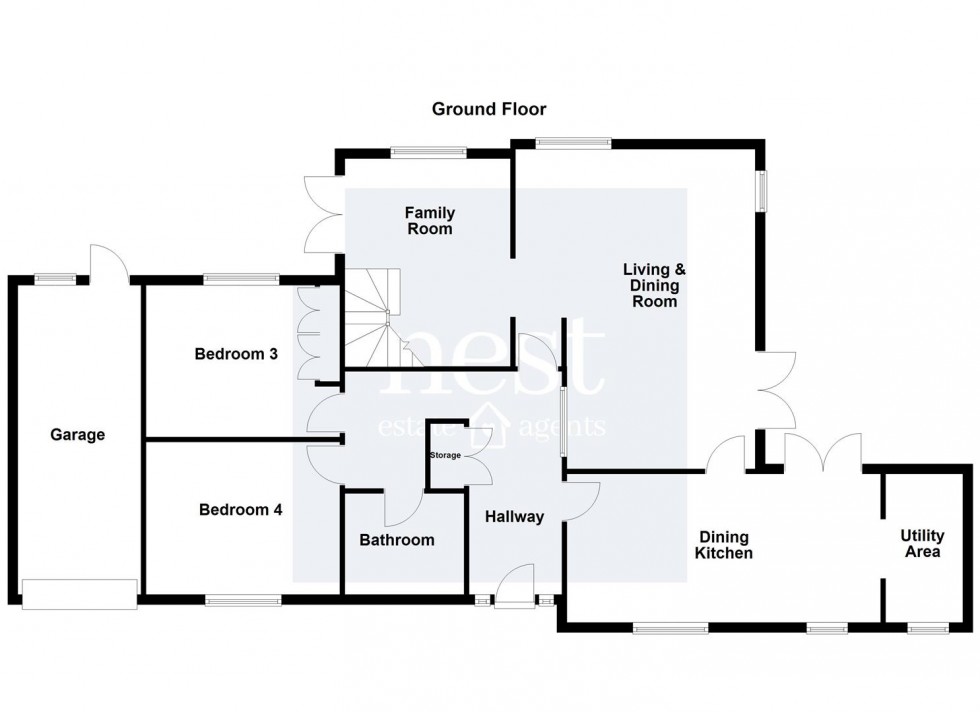 Floorplan for Tennyson Street, Narborough, Leicester