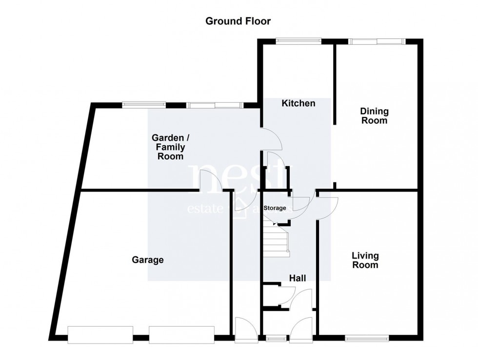 Floorplan for Johnson Close, Whetstone, Leicester