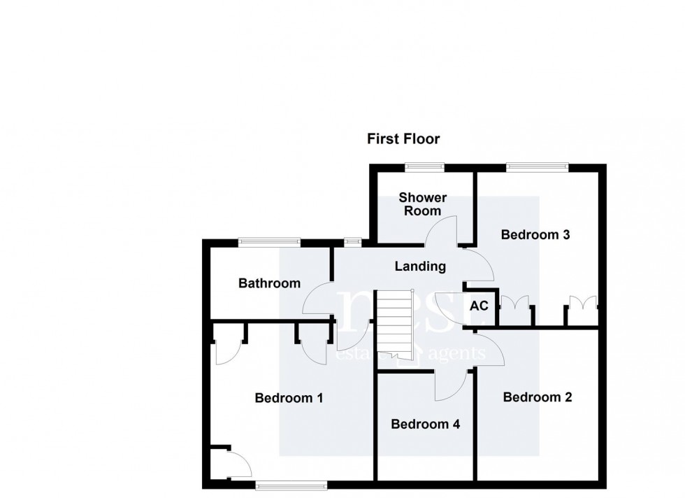 Floorplan for Johnson Close, Whetstone, Leicester