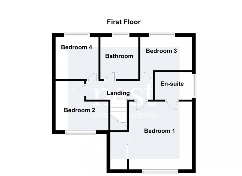 Floorplan for Sorrel Way, Narborough, Leicester