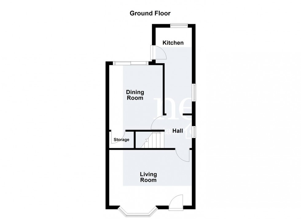 Floorplan for Evelyn Drive, Leicester