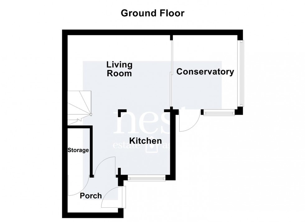 Floorplan for Buckingham Drive, Leicester