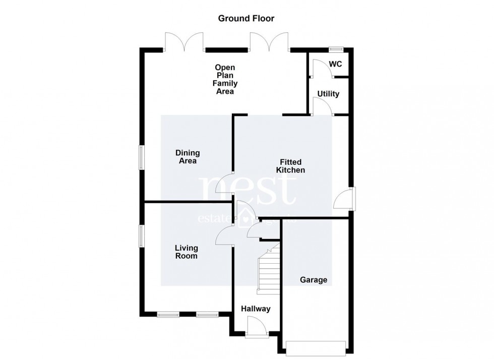 Floorplan for Bodicoat Close, Whetstone, Leicester