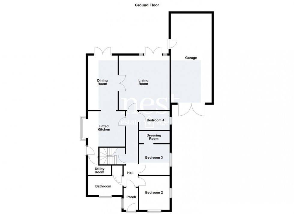 Floorplan for Lutterworth Road, Aylestone, Leicester
