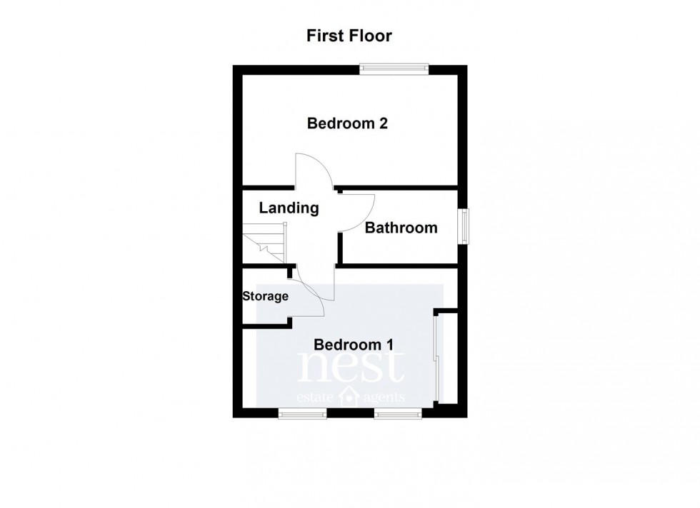 Floorplan for Shades Close, Croft, Leicester