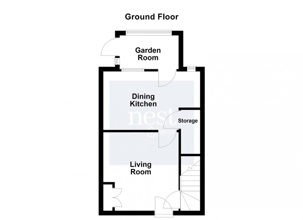 Floorplan for Croft Road, Cosby, Leicester