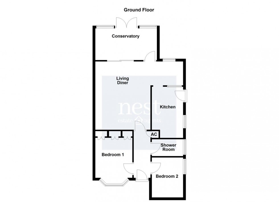 Floorplan for The Rowans, Countesthorpe, Leicester