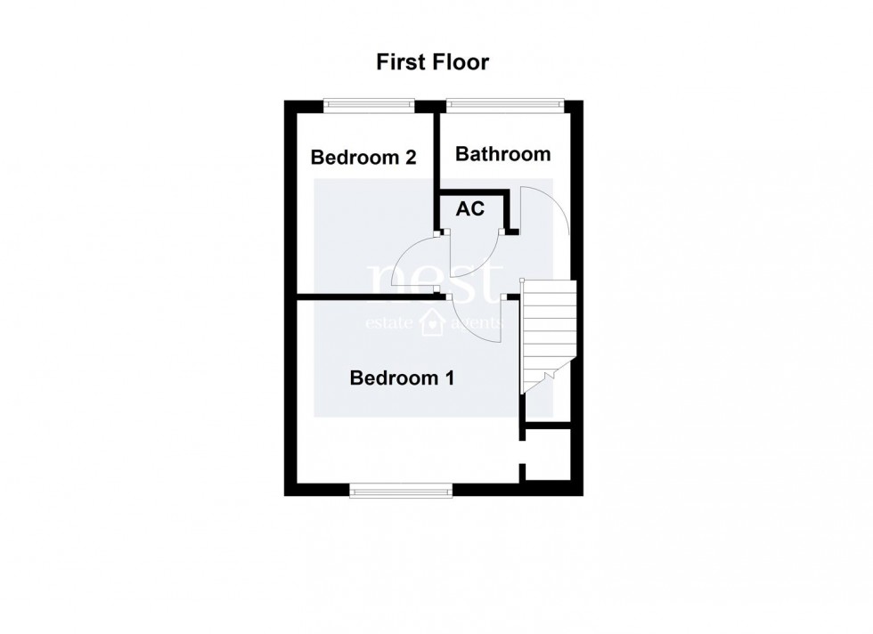 Floorplan for Ervins Lock Road, Wigston