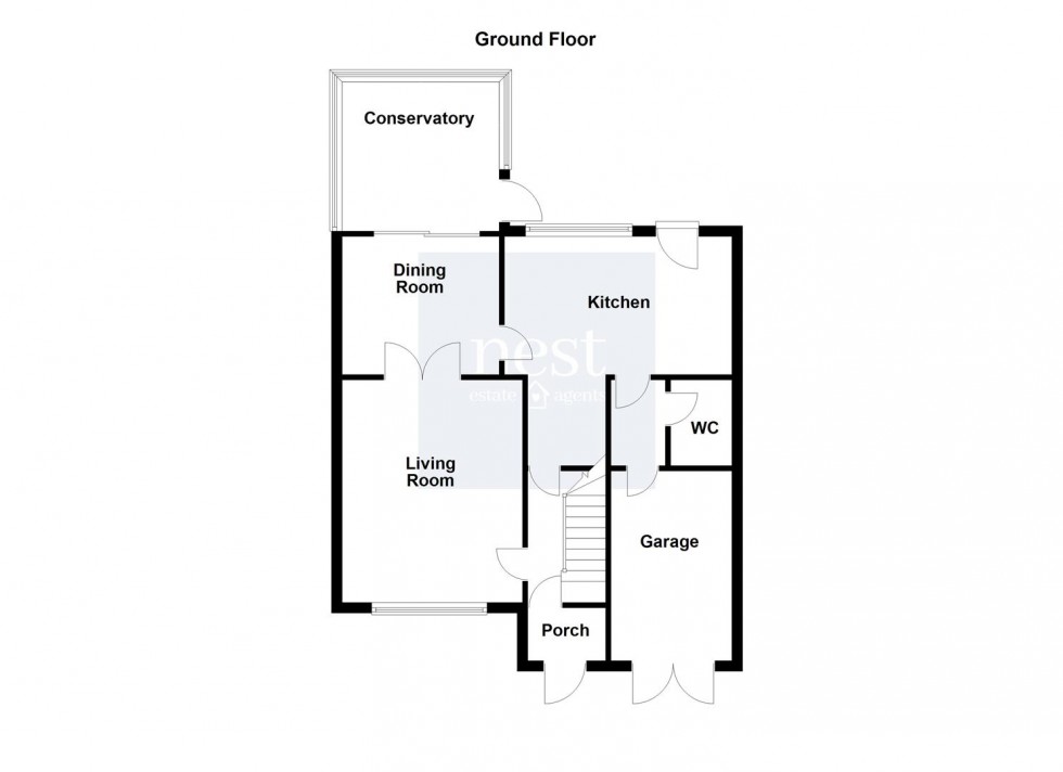 Floorplan for Seaton Road, Wigston