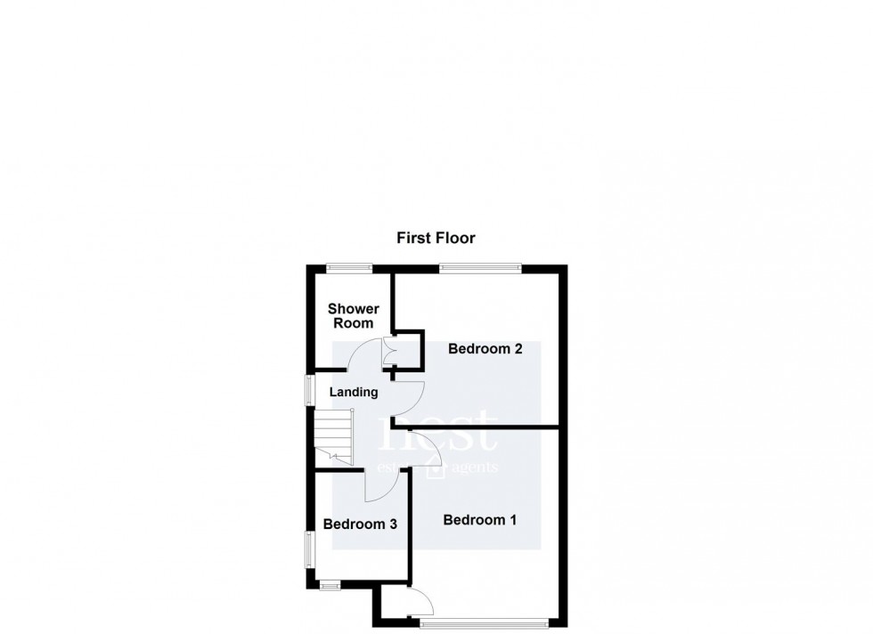 Floorplan for Cedar Road, Blaby, Leicester