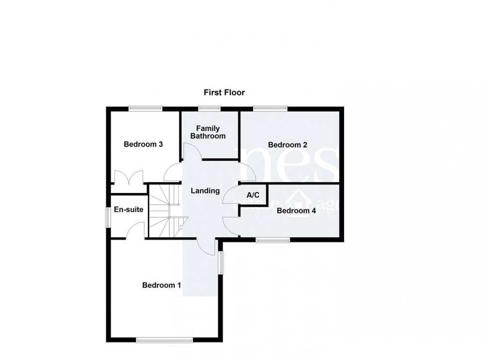 Floorplan for Orchid Place, Broughton Astley, Leicester
