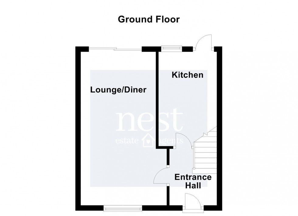 Floorplan for Sturdee Road, Leicester
