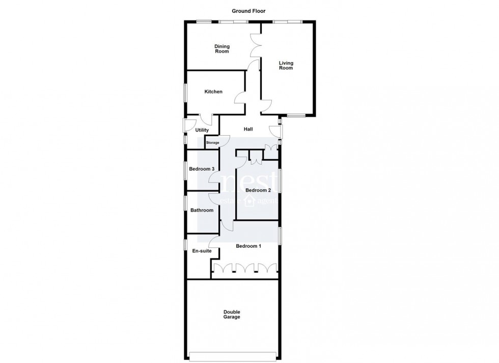Floorplan for Main Street, Willoughby Waterleys, Leicester