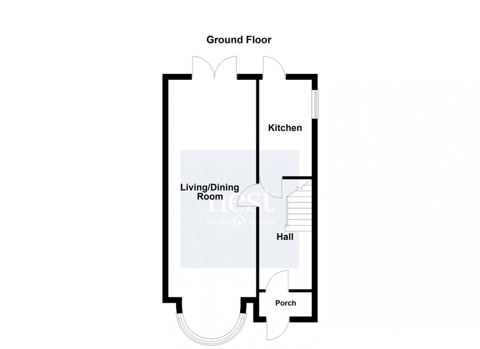 Floorplan for Belvoir Drive East, Leicester