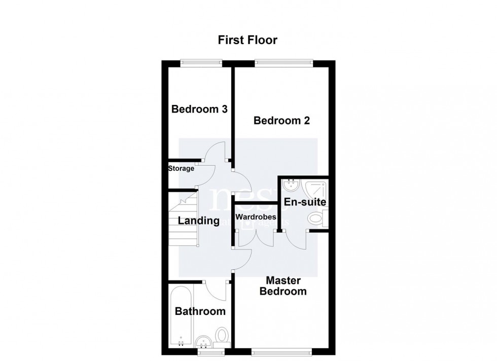 Floorplan for Poppy Close, Countesthorpe, Leicester