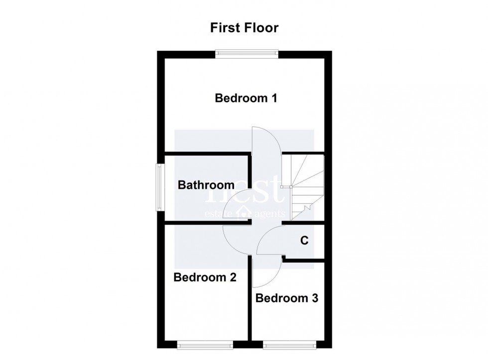 Floorplan for Campion Close, Narborough, Leicester