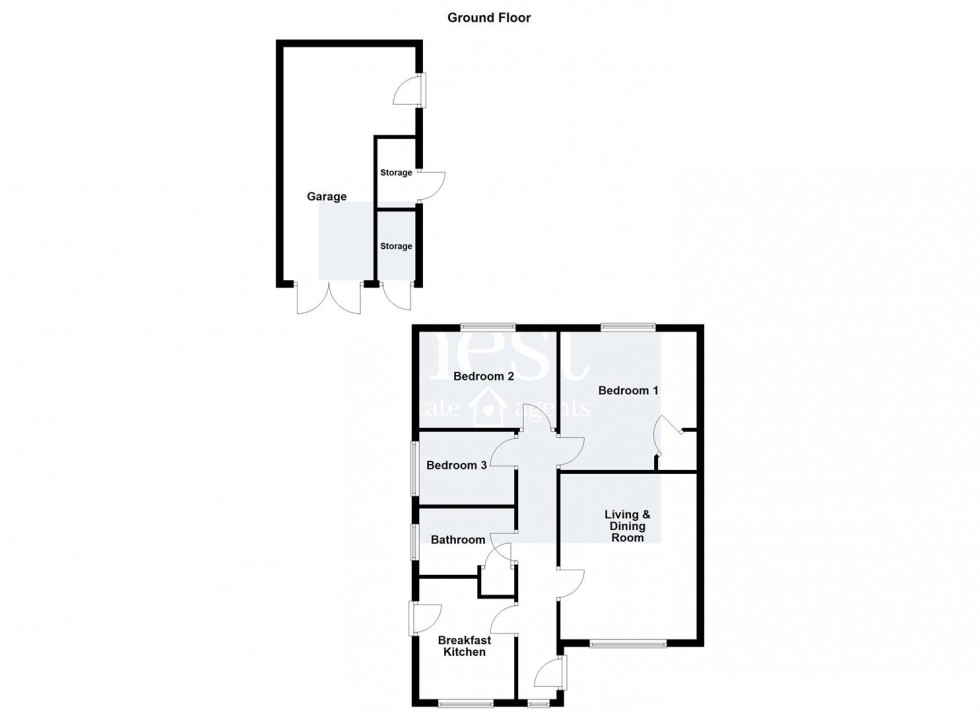 Floorplan for Crowhurst Drive, Leicester