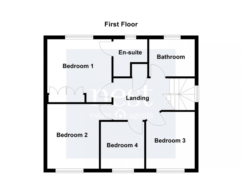 Floorplan for Tigers Road, Fleckney, Leicester