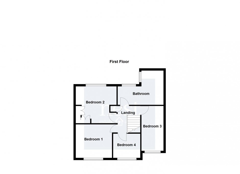 Floorplan for Pawley Close, Whetstone