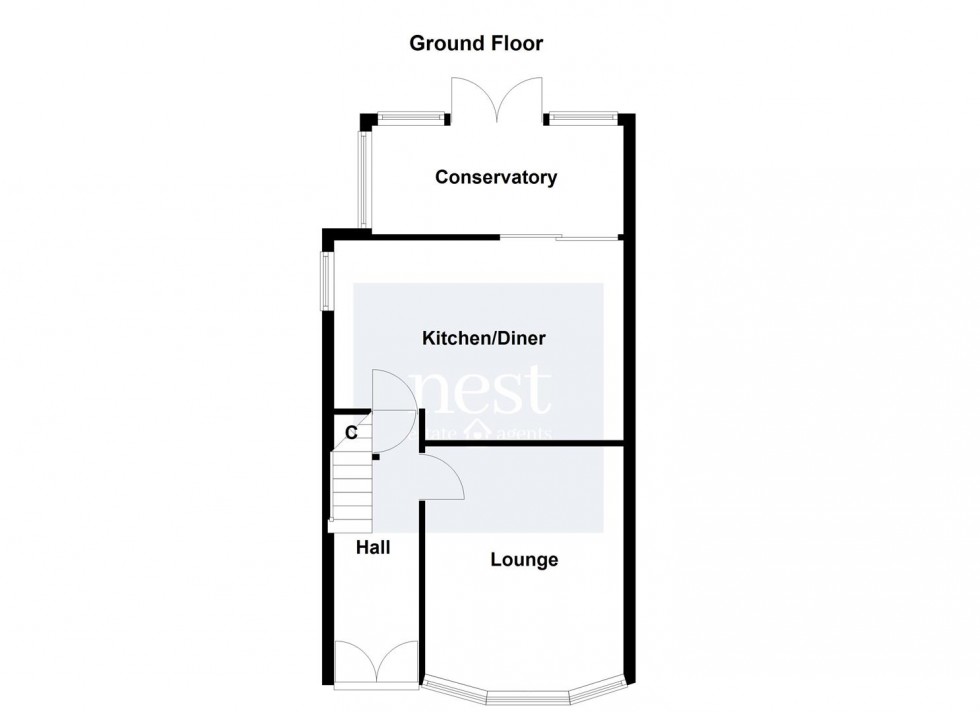 Floorplan for Blaby Road, Enderby, Leicester
