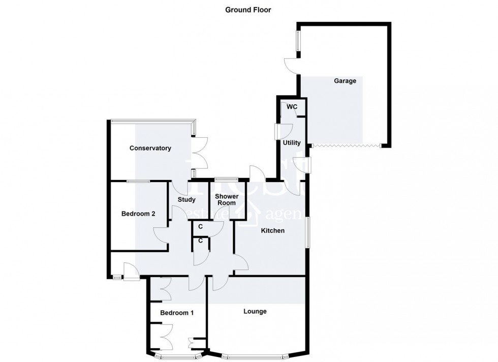 Floorplan for Tennyson Street, Narborough, Leicester