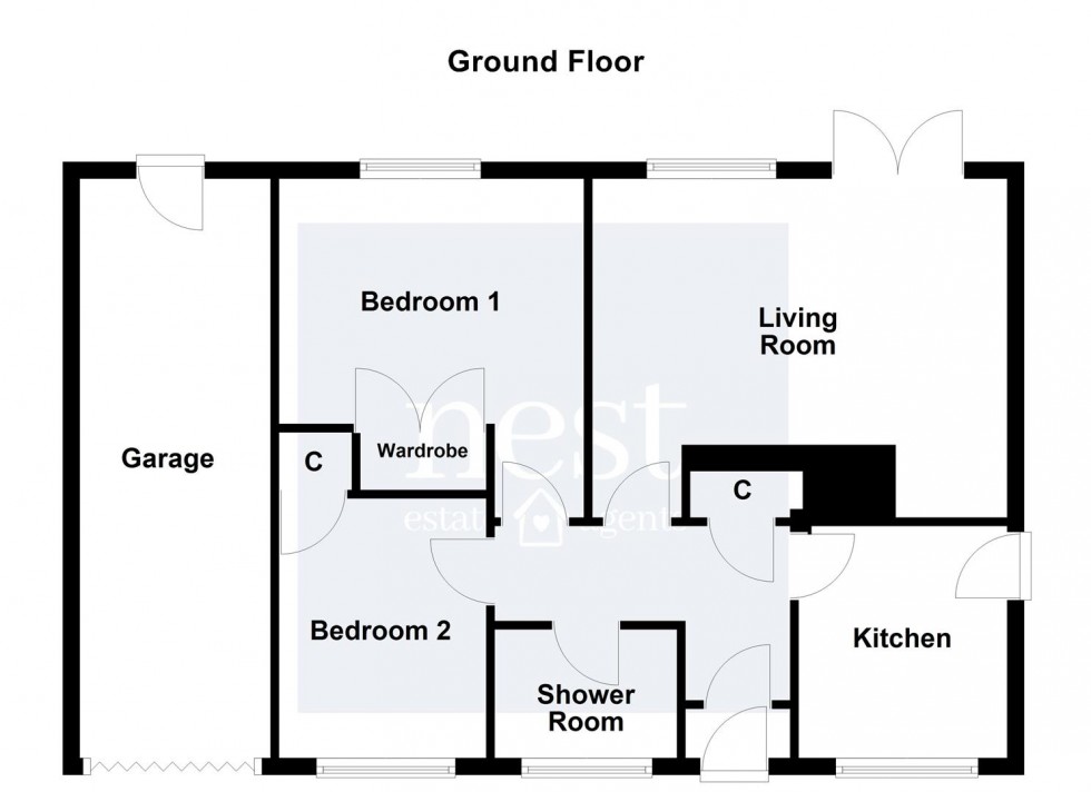 Floorplan for Mennecy Close, Countesthorpe, Leicester