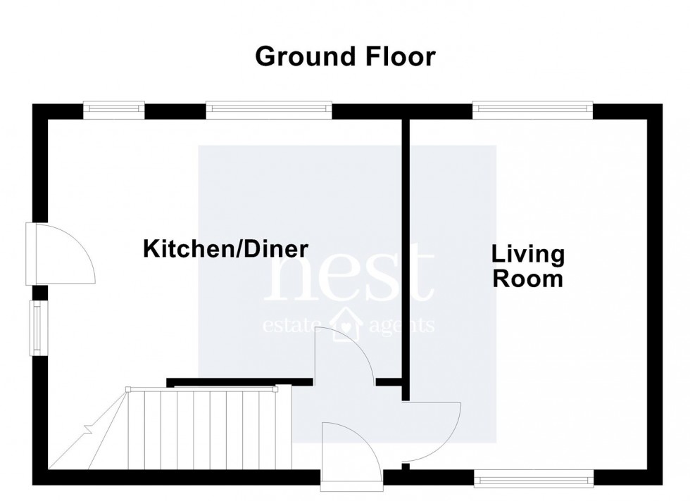 Floorplan for Lady Leys, Cosby, Leicester