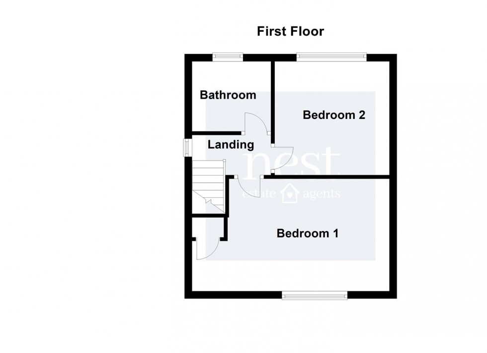 Floorplan for Queens Drive, Enderby, Leicester