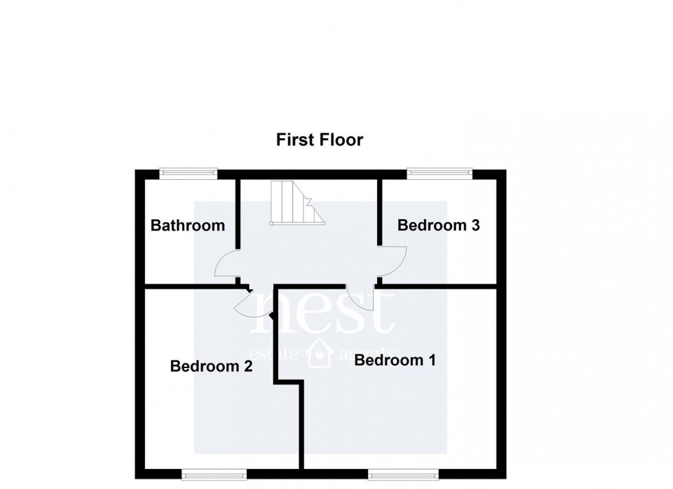 Floorplan for Chestnut Road, Glenfield, Leicester