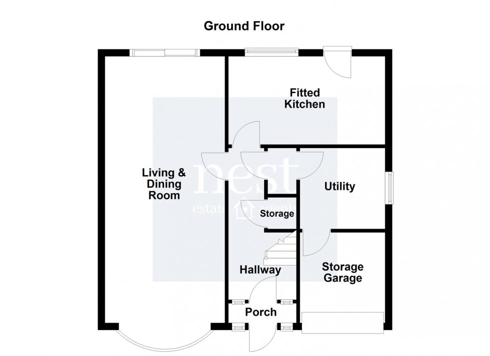 Floorplan for Shackerdale Road, Wigston