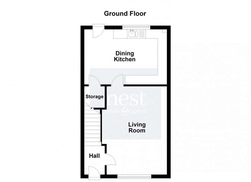 Floorplan for Harrison Close, Whetstone, Leicester