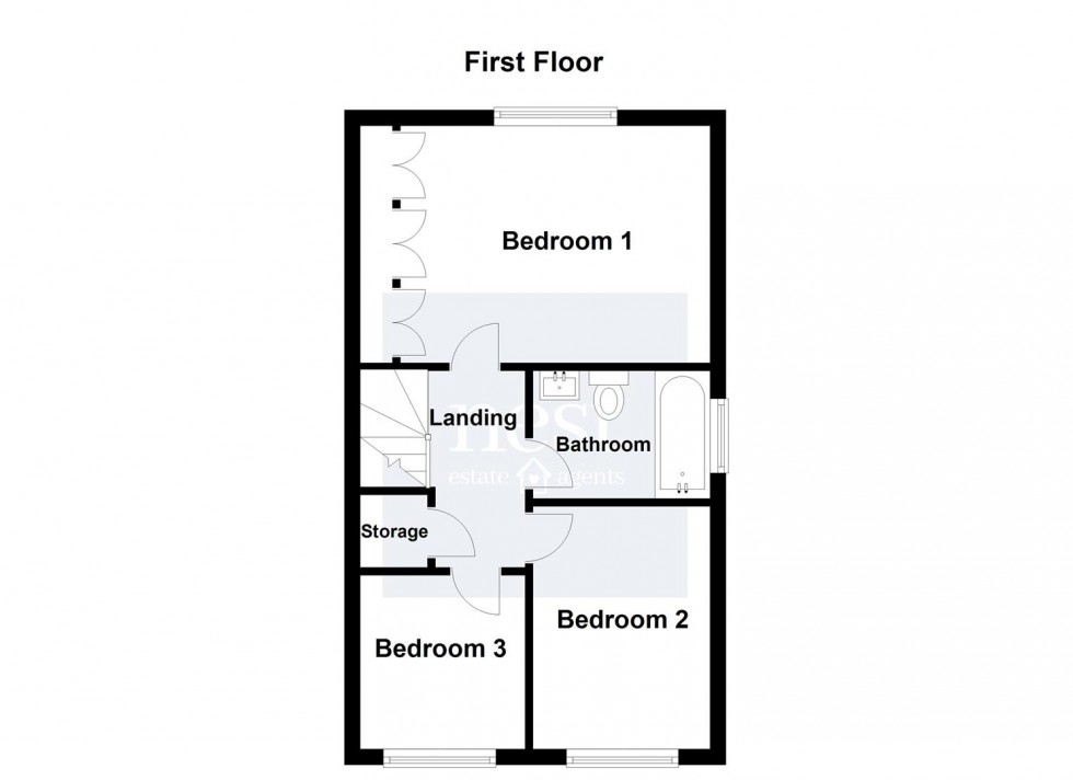 Floorplan for Harrison Close, Whetstone, Leicester