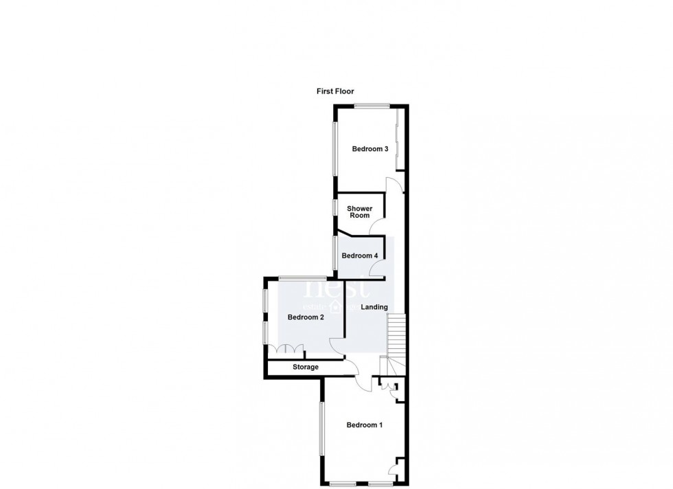 Floorplan for Hall Lane, Leicester