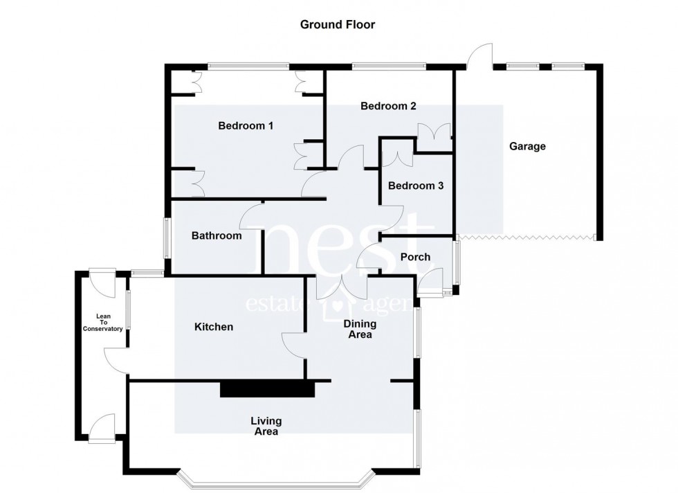 Floorplan for Longford Close, Wigston