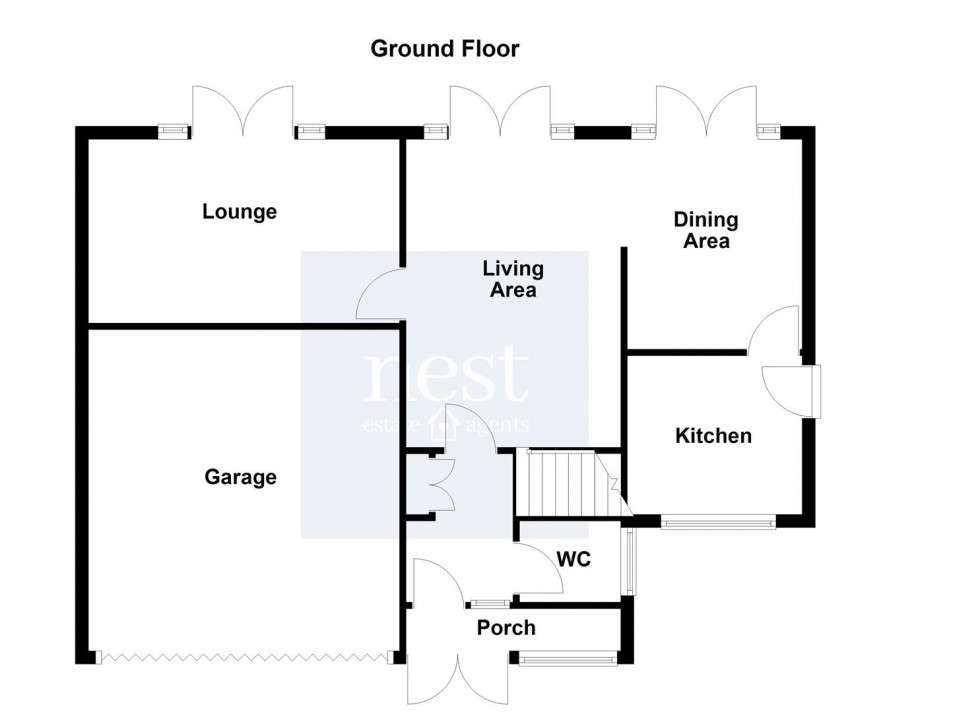 Floorplan for Fir Tree Avenue, Countesthorpe, Leicester