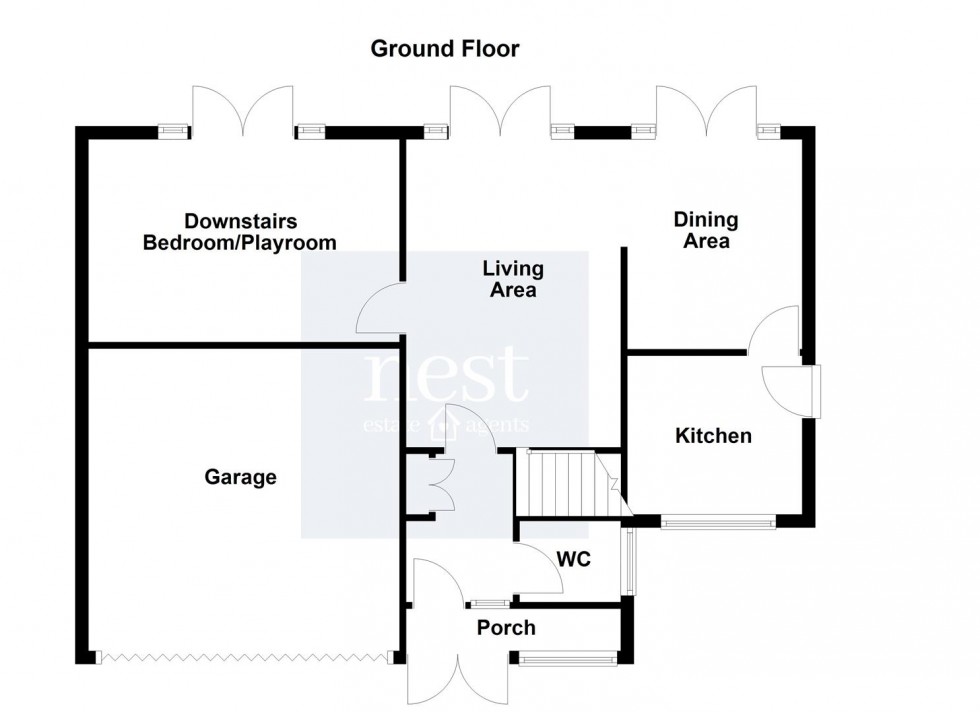 Floorplan for Fir Tree Avenue, Countesthorpe, Leicester