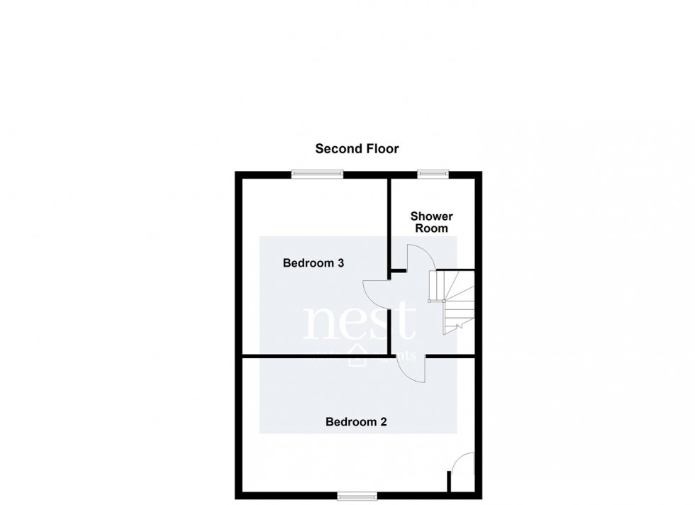 Floorplan for Cranmer Close, Blaby, Leicester