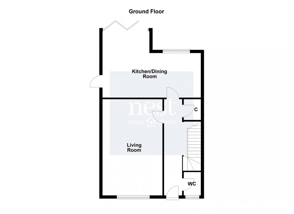 Floorplan for Cranmer Close, Blaby, Leicester