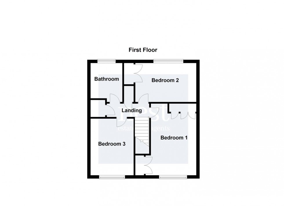 Floorplan for Brierfield Road, Cosby, Leicester