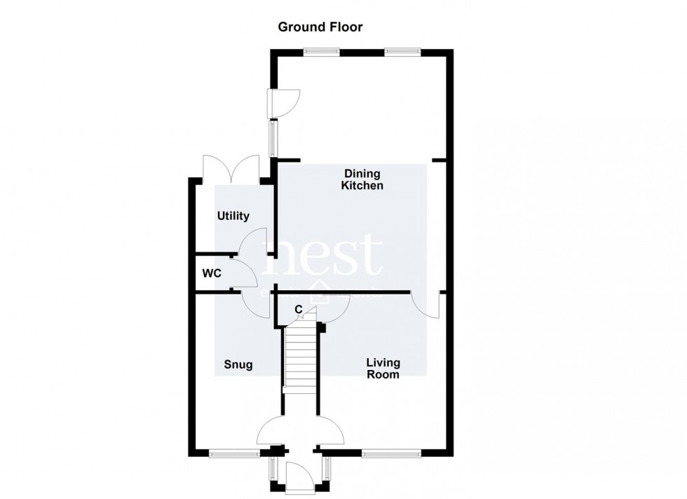 Floorplan for Browns Way, Whetstone, Leicester