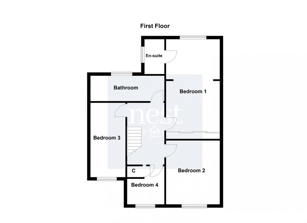 Floorplan for Browns Way, Whetstone, Leicester