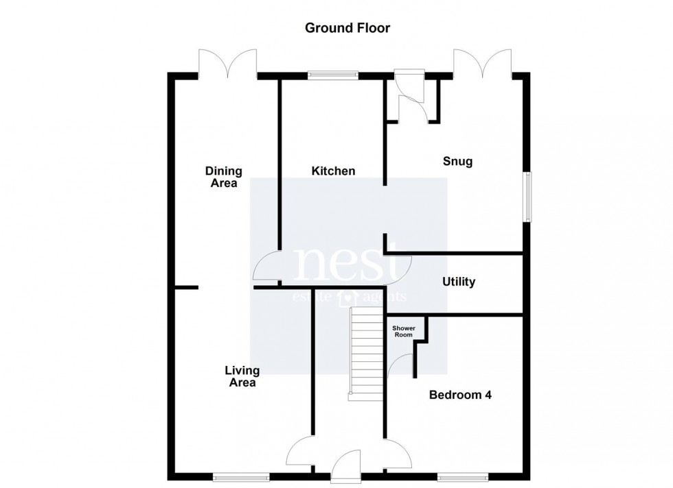 Floorplan for Sycamore Way, Littlethorpe, Leicester