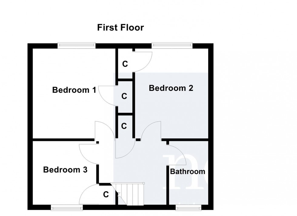 Floorplan for Markland, Leicester