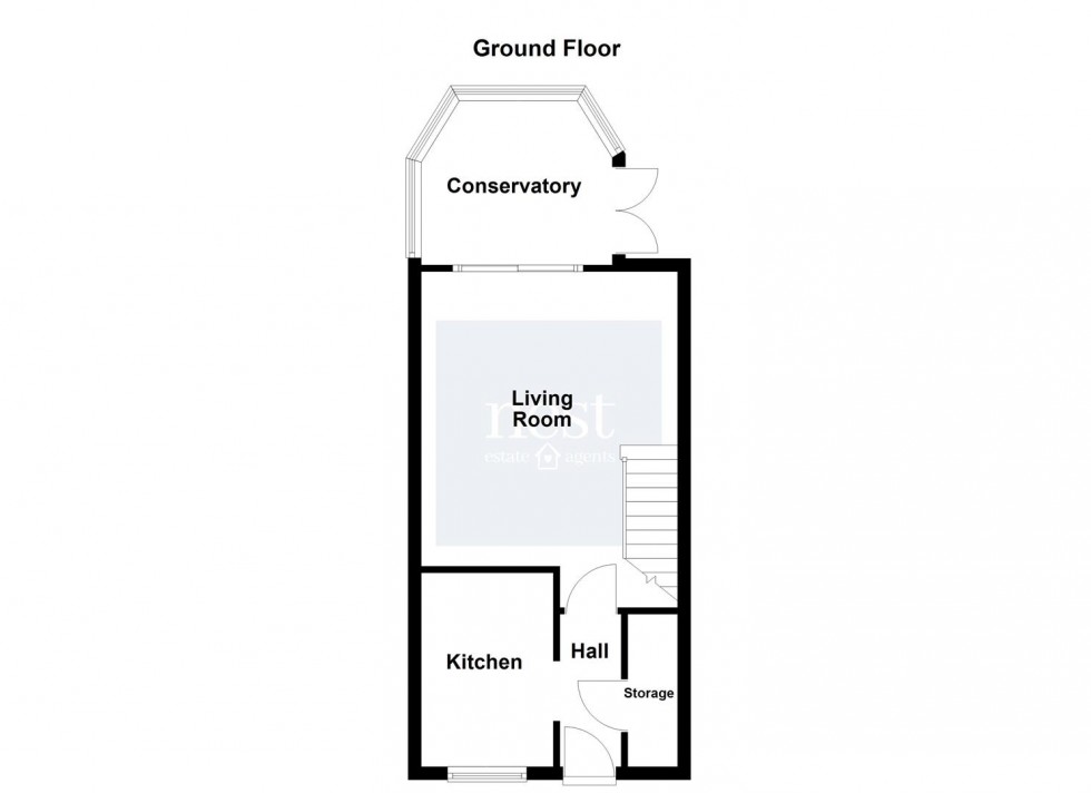 Floorplan for Bushnell Close, Broughton Astley, Leicester