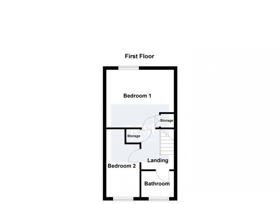 Floorplan for Bushnell Close, Broughton Astley, Leicester