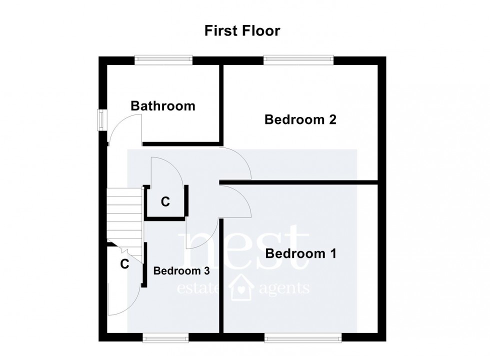Floorplan for Attfield Drive, Whetstone, Leicester