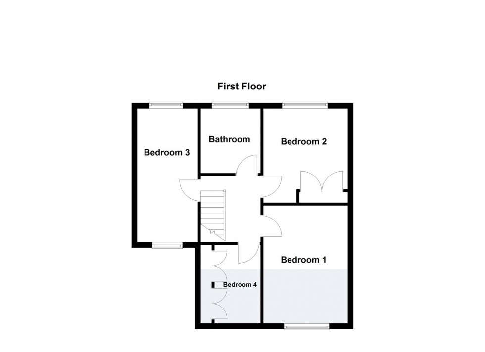 Floorplan for Tudor Drive, Cosby, Leicester